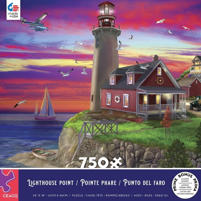 Ceaco - Chris Bigelow - Point Phare - Casse-Tête de 750 Pcs