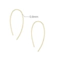 thumbnail image 1 of Minimalist Ear Clip Ear Button Ear Thread Earrings Korean Version Line Small High End Earrings, 1 of 2