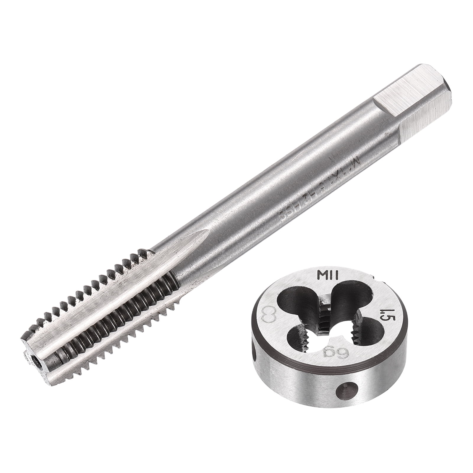 Uxcell M4 x 0.7mm Metric Tap and Die Set Machine Thread Tap with