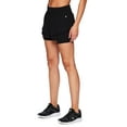 thumbnail image 3 of RBX Active Women's Double Hem Woven Running Short With Inner Bike Shorts, 3 of 5