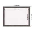 thumbnail image 4 of Amanti Art White Cork Board Wood Framed Woodridge Rustic Grey Bulletin Board 31 in. x 23 in., 4 of 7