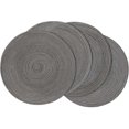 thumbnail image 1 of Round Braided Placemats Set of 6 Washable 15 inch Round Placemats Kitchen Table Place Mats Round Table Mats, 1 of 4