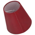 thumbnail image 4 of Modern Lamp Shade, Fabric Lampshade Good Light Transmission Wear Resistant  For E14 Bulb For Miniature Bulb A3 01 Wine Red, 4 of 8