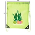 thumbnail image 2 of Easter Basket Bags, Bulk Drawstring Backpacks, Party Favor Goody Bags for Easter - Gone Hunting, 2 of 2