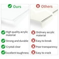 thumbnail image 3 of Acrylic Clear Chopping Board, Kitchen Counter Dishwasher Safe Clear Cutting Board for Kitchen Restaurant Countertop, 3 of 8