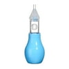 High Quality 1PC Baby Nose Anti\-backflow Silicone Nasal Vacuum Manual Blue 11x3.8cm