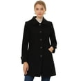 thumbnail image 1 of INSPIRE CHIC Manteaux Caban Trench d'Hiver pour Femmes à Col Peter Pan, 1 of 6