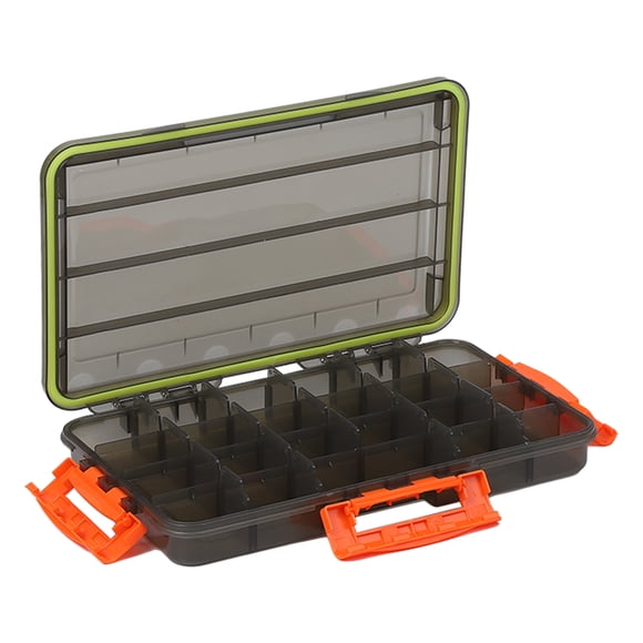 Fishing Tackle Box, 3700 Tackle Trays Snackle Box, Waterproof Tackle Box with Adjustable Dividers, Kayak Fishing Plastic Storage Box,