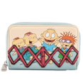thumbnail image 1 of Loungefly Licensed Nickelodeon Rugrats 30th Anniversary Babies Zip Around Wallet, 1 of 2