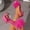 Hot Pink, variant on Women Fluffy Feather One Strap Stiletto Heel Sandals Ankle Buckle Open Toe Elegant Summer Party Dress High Heels Sky Blue 9.5(43)