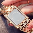 thumbnail image 5 of Reloj de moda con triple cadena galvanizada, estilo europeo y americano, con incrustaciones de diamantes, para hombre y mujer, 5 of 5