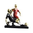 thumbnail image 3 of Figura de resina de jugador de fútbol, ​​estatua coleccionable, artesanía, escultura para pasillo, hogar. 117x52x12cm, 3 of 9