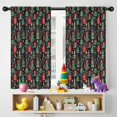 thumbnail image 5 of Blackout Kids Curtains,Dark Christmas Tree and Gift Pattern Childrens Insulated Curtains Set Of 2,Bedroom Essentials,Toddler Room Decor 42"x54", 5 of 5