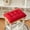 Red, variant on Thickened Corn Velvet Seat Cushion, Rectangular Office or Classroom Chair Cushion, Insulating Cushion for Comfort, Durable Seat Pad for Study or Work