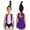 Purple, variant on Aislor Kids Girls Ringmaster Circus Halloween Cosplay Party Costume Dance Leotard with Mini Top Hat Set Age 6-16 Black 8