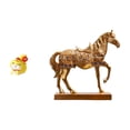 thumbnail image 1 of Escultura De Resina De Animales: Serpiente Y Caballo. Figura Decorativa Para Mesa, Estante, Centro De Mesa, Oficina, Dormitorio. Ideal Como Regalo De Inauguración., 1 of 8