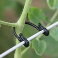 thumbnail image 2 of nipocaio 100 Pcs Tomato Clips for Support Plant Clips Garden Clips for Climbing Plants Tomato Plant Clips Plant Support Clips, 2 of 5
