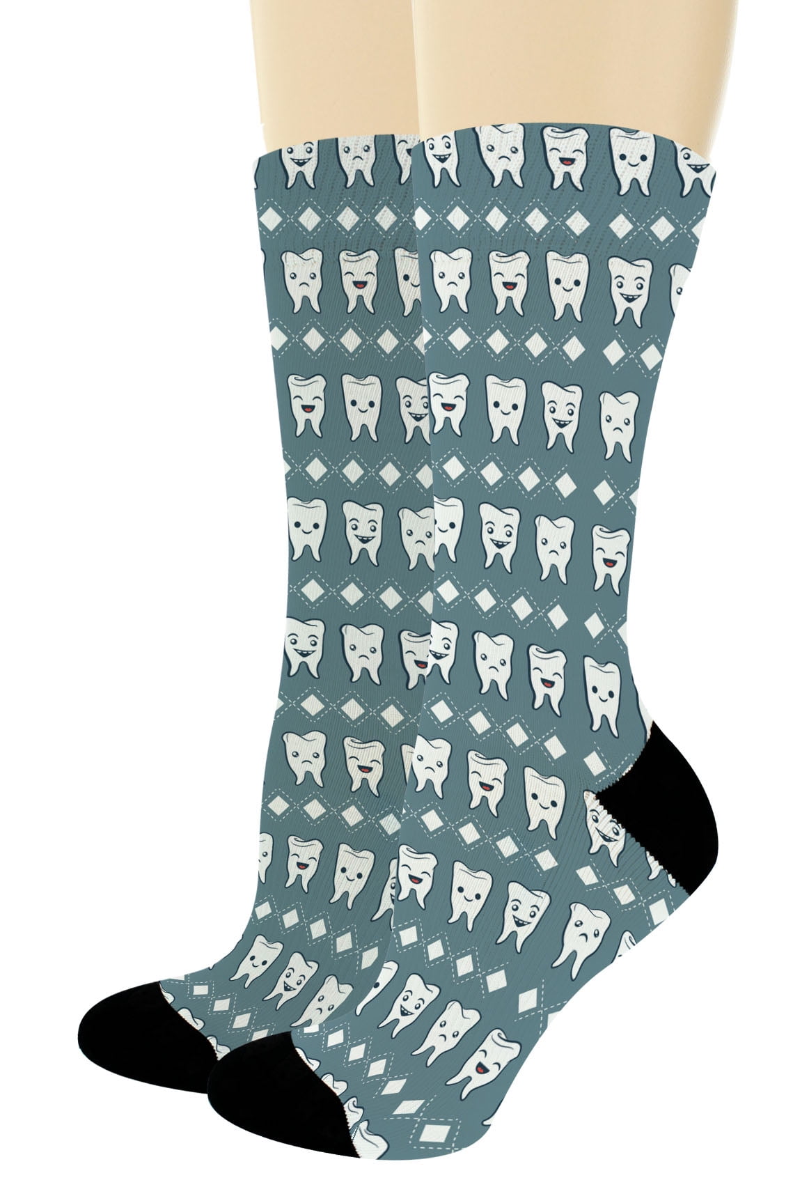 ThisWear Dental Gifts Teeth Dentist Socks for Women and Men Dentistry