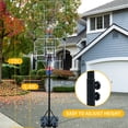 thumbnail image 5 of Aukfa Portable Basketball Hoop Adjustable Height 5.4ft - 7ft Backboard for Kids Adults Indoor Outdoor - Black, 5 of 6