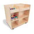 thumbnail image 6 of Whitney Brothers WB1758 Mobile Deluxe Art Supply Cart, Natural UV, 6 of 6