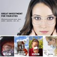 thumbnail image 4 of Safety Glasses Square Round Goggles Anti Fog Anti Pollen Blue Light Blocking Glasses For Men Women, 4 of 4