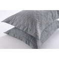 thumbnail image 4 of HTOOQ 2 Pack King Pillow Shams (20" X36(King), Grey), 4 of 5