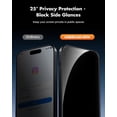 thumbnail image 2 of Protector de pantalla de privacidad UnbreakCable para iPhone 15 de 6.1 pulgadas, 2 of 9