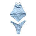 thumbnail image 2 of Bikini Set Traje de baño de talle alto con espalda cruzada Traje de baño de S Zulema Traje de bikini de mujer, 2 of 8