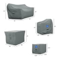 thumbnail image 3 of Patio Conversation Set Cover for 5-Person Outdoor Seating Group, Water UV & Weather resistant Cover for 5 Person Furniture Set&nbsp;, 3 of 7