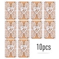 thumbnail image 1 of 10 Pieces Pearl Paper Floral Invitation Card Invitation Holder with Blank Inner Pages for Wedding, Birthday Party, Anniversary, 1 of 8