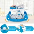 INFANS 6 in 1 Baby Walker Bouncer, Adjustable Height, Foldable