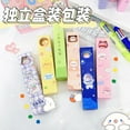 thumbnail image 3 of Cartoon Children's Color Press Ballpoint Pen Stationery Primary School Students Cute High Color Value Gift Pen Learning Supplies Multi-Colored K-Eight Colors, 3 of 6