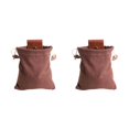 thumbnail image 2 of Soidarity Bolsa de cuero y lona, bolsa de forraje de lona para caminatas, tesoros y conchas marinas, cinturones fáciles de enrollar Type2 NO2, 2 of 6