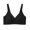 Black, variant on Seamless Wireless Push Up Bra for Women - Lightly Padded Full Coverage No Show Smooth T-Shirt Bra