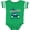 Football Green and White, variant on Paradise Beach in Delray Beach with Palm Trees and Car Boys or Girls Baby Bodysuit