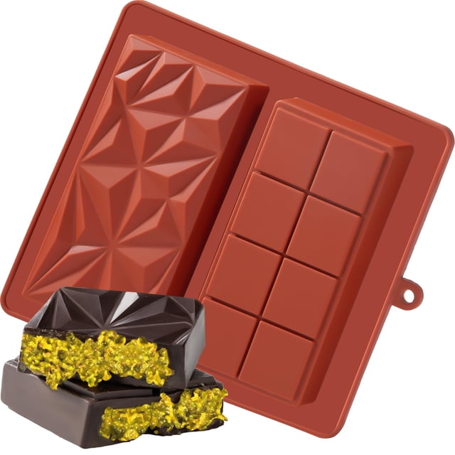 Molde para barras de chocolate UWILLION Deep Dubai Pistacho Silicone