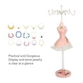 thumbnail image 3 of Model Dress Jewelry Display Holder, Space Saving Hanging Multifunctional Stable Base Mannequin Jewelry Display Rack  for Home for Rings Champagne,Gray,Light Pink,Green, 3 of 7