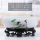 thumbnail image 1 of Cuenco para macetas de flores de cerámica con soporte | Maceta de Bonsái Hidropónica de Estilo Chino para Interior y Exterior | Tazón de agua decorativo para oficina jardín balcón | Elegancia, 1 of 1