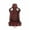 Maroon-Black, variant on Cipher CPA2001 Euro Series All Beige PU Leather Brown Stitches with Carbon Fiber PU- Sold as a Pair