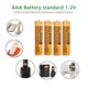 thumbnail image 4 of Pilas AAA recargables EOCIK HHR-4DPA 1,2 V 700 mAh (paquete de 6), 4 of 9