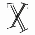 thumbnail image 2 of braveheart Electronic Keyboard Stand Heavy Duty Adjustable Rack Easy Storage Performance Ready Must Have Piano Keyboard Stand, 2 of 6