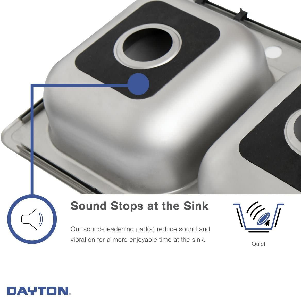 Dayton Top Mount Stainless Steel Kitchen Sink