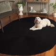 thumbnail image 5 of SAFAVIEH Braided Rishika Solid Machine Washable Reversible Area Rug, Black, 4' x 6' Oval, 5 of 19