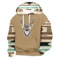 thumbnail image 1 of Sudadera con capucha para hombre, estilo informal, con cordón, estampado de letras teñidas, blusa de poliéster para hombre, 1 of 2