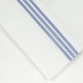 thumbnail image 4 of Pointehaven 300 Thread Count Long Staple Cotton Percale Blue Embroidered Oversized 4 pc Sheet Set, California King, 4 of 8