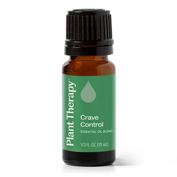 Plant Therapy Crave Control Essential Oil Blend 10 mL (1/3 oz) 100% Pure, Undiluted, Therapeutic Grade