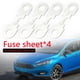 thumbnail image 4 of Fusibles Universales Cgtredaw Tira de 4 Uds. 40 Amperios Metal Planas Sin Alojamiento, 4 of 9