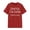 1Red97, variant on XAOFW Women'S T Shirts Unisex Letter Print Regular Everyday Short Sleeve Breathable Stylish Party Night Tees