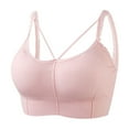 thumbnail image 1 of Kaemgyyd Women's Lace Camisole Spaghetti Strap Cross Back Ribbed Bralettes Full Coverage Padded Tank Crop Tops, 1 of 3