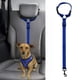 thumbnail image 2 of Worallymy cinturón de seguridad ajustable para mascotas arnés de tela de nailon para vehículos correa de viaje para mascotas Worallymy JD735808257, 2 of 6